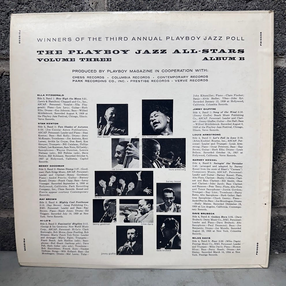 Various Artists – The Playboy Jazz All-Stars Volume Three: Album B