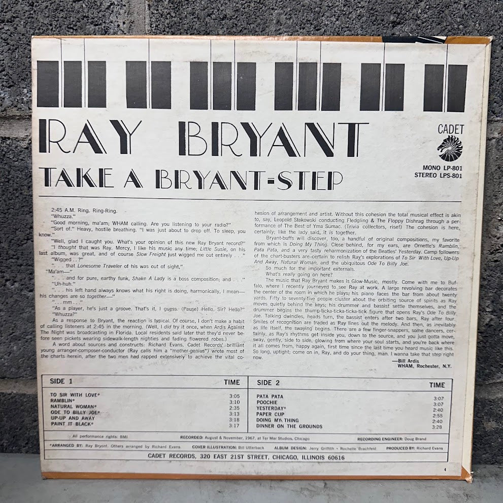 Ray Bryant – Take a Bryant Step