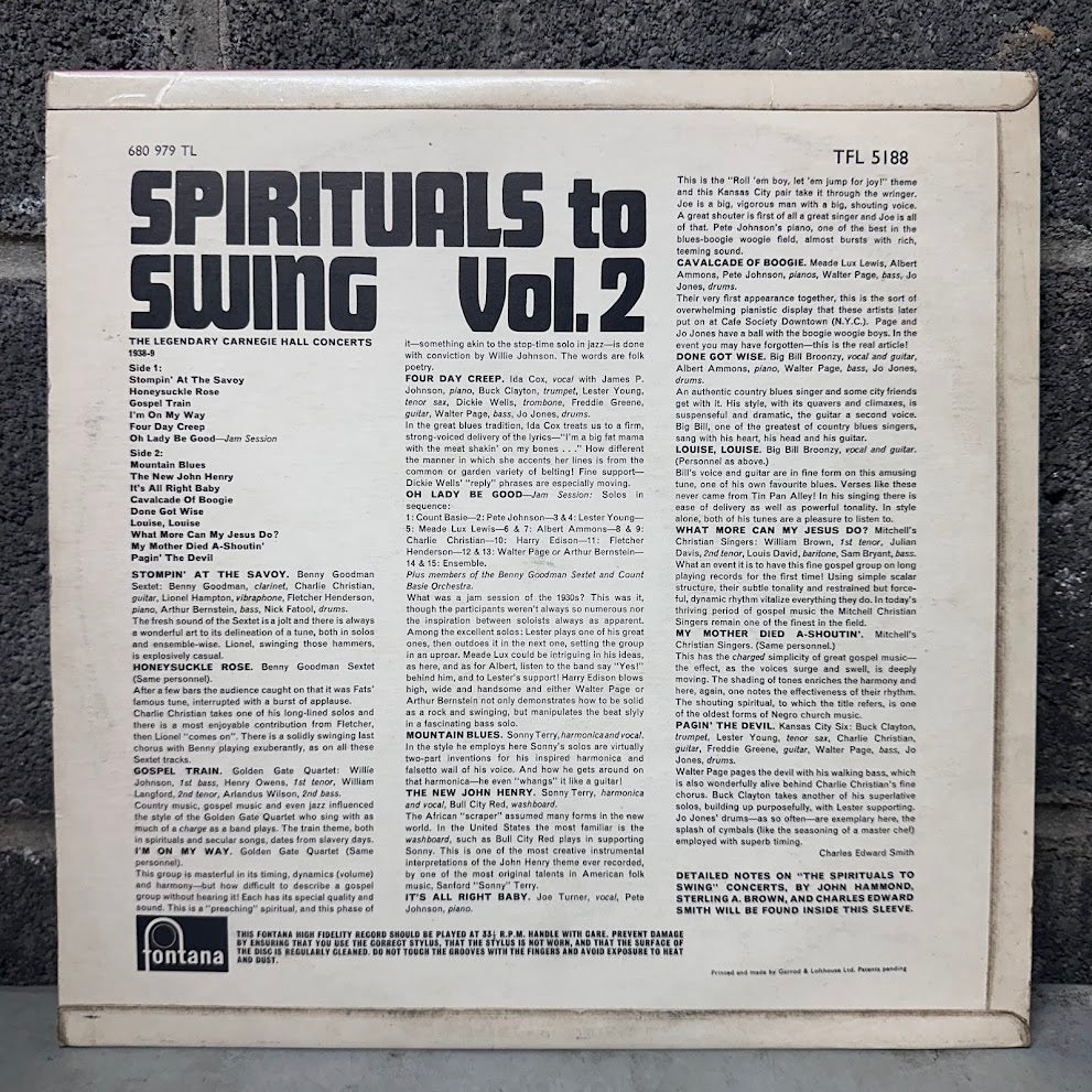 Various Artists – John Hammond’s Spirituals to Swing Vol. 2