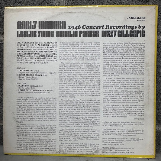 Lester Young, Charlie Parker & Dizzy Gillespie – Early Modern: 1946 Concert Recordings