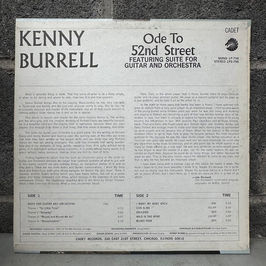 Kenny Burrell – Ode to 52nd Street