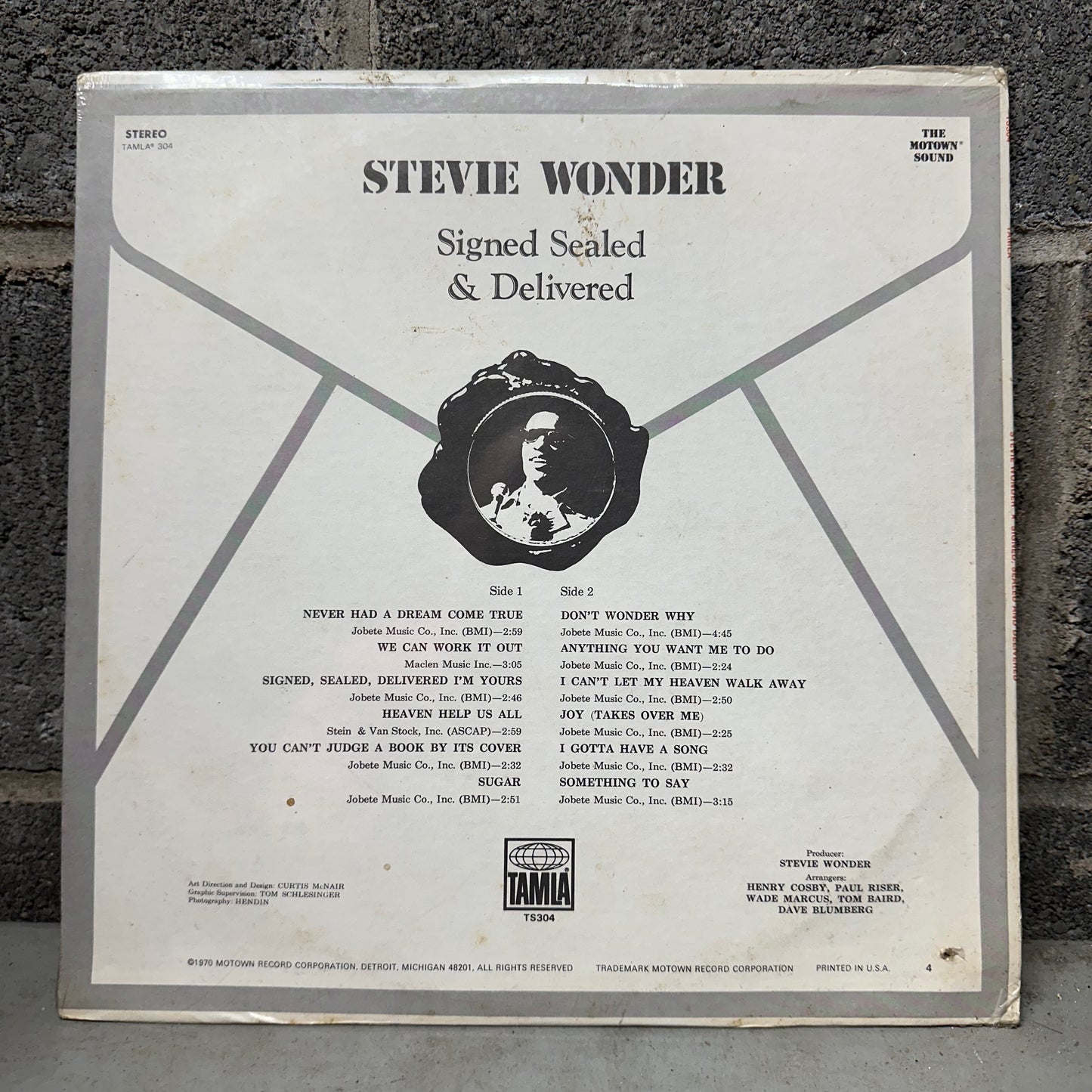 Stevie Wonder – Signed Sealed & Delivered (Sealed LP)