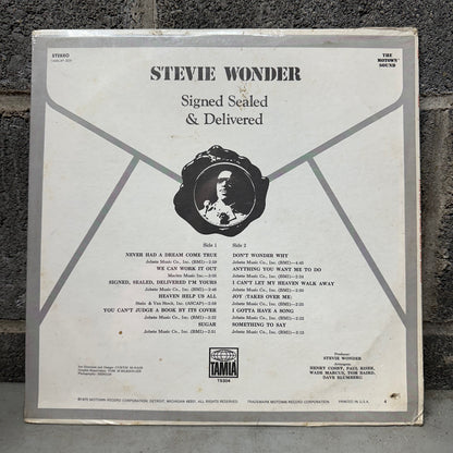 Stevie Wonder – Signed Sealed & Delivered (Sealed LP)