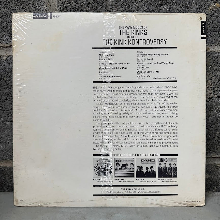 The Kink Kontroversy – The Kinks
