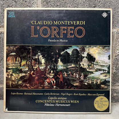 Monteverdi – L'Orfeo – Harnoncourt, Concentus Musicus Wien