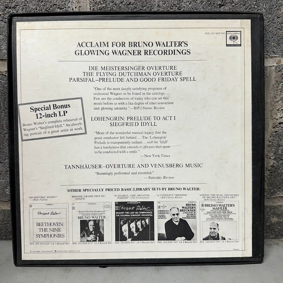 Bruno Walter’s Wagner • Columbia Masterworks