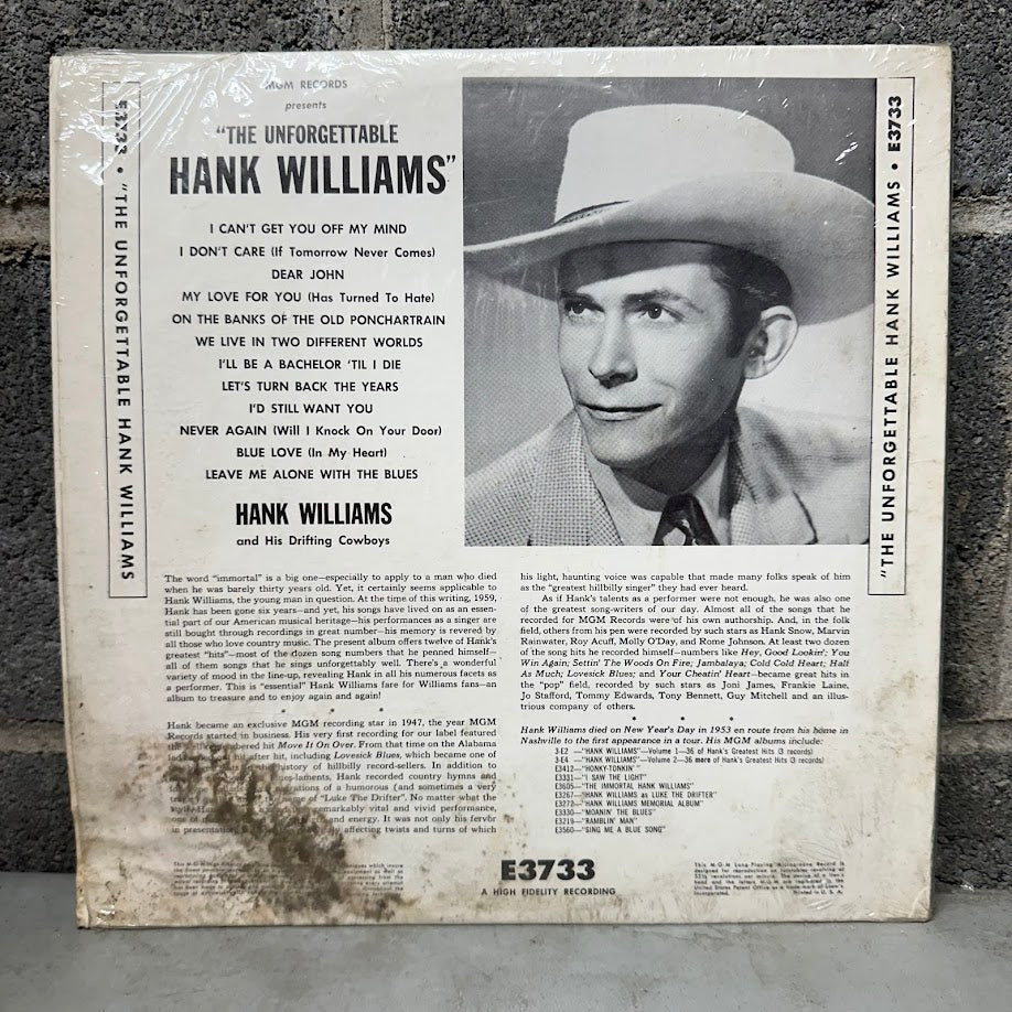 Hank Williams – The Unforgettable Hank Williams