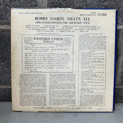 Bobby Darin – That’s All