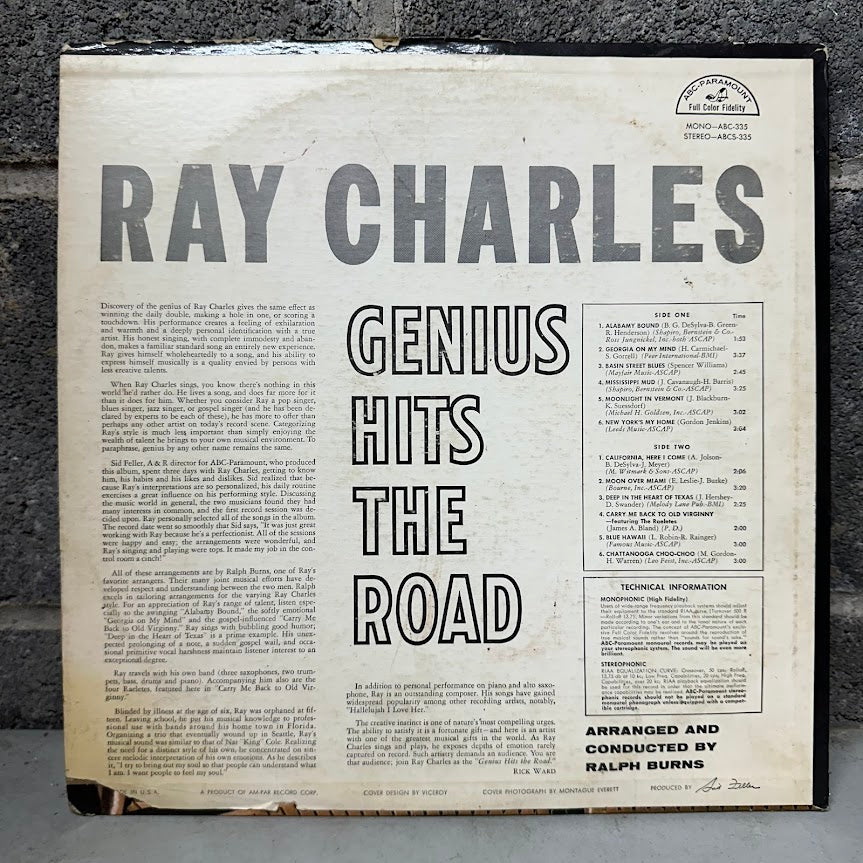 Ray Charles – The Genius Hits the Road