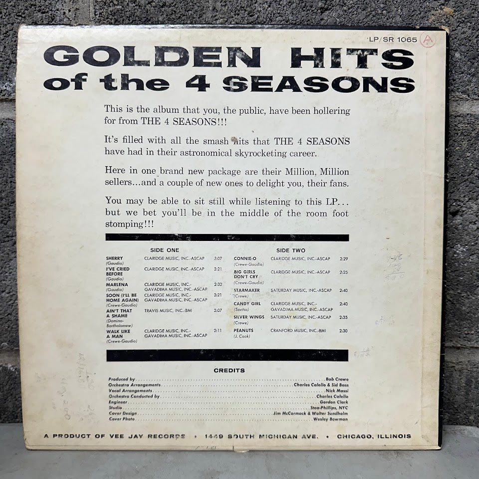 The 4 Seasons – Golden Hits of the 4 Seasons