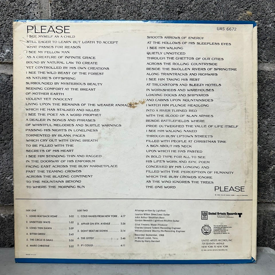 Gordon Lightfoot – Back Here on Earth