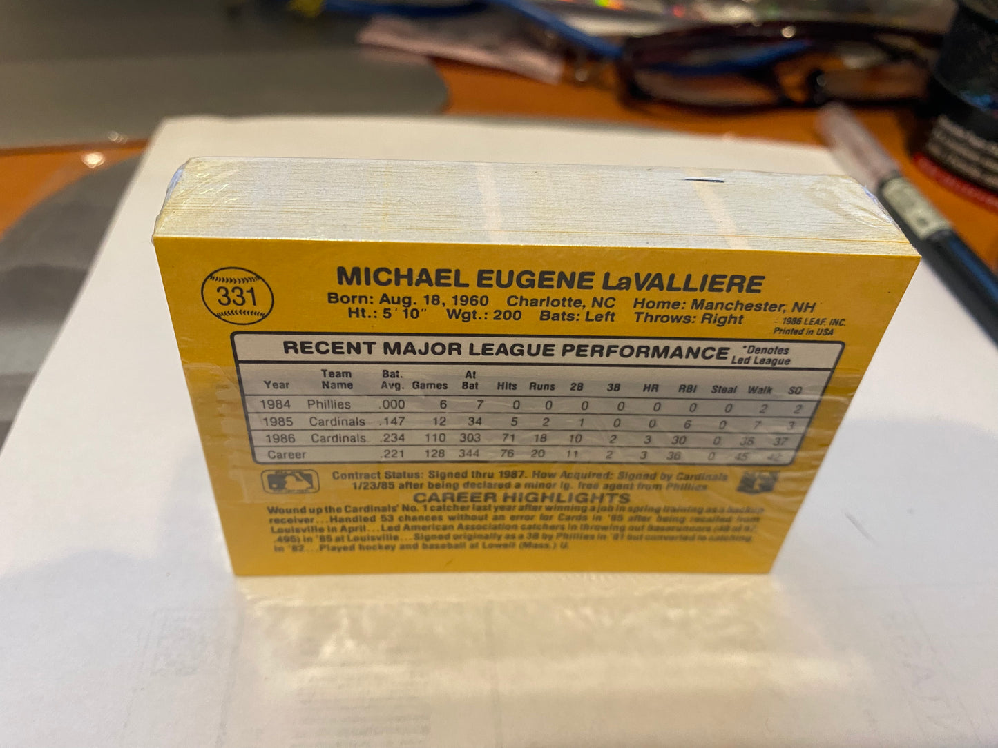 1987 Donruss Baseball Factory Sealed Complete Set – 660 Cards + Puzzle – Brand New