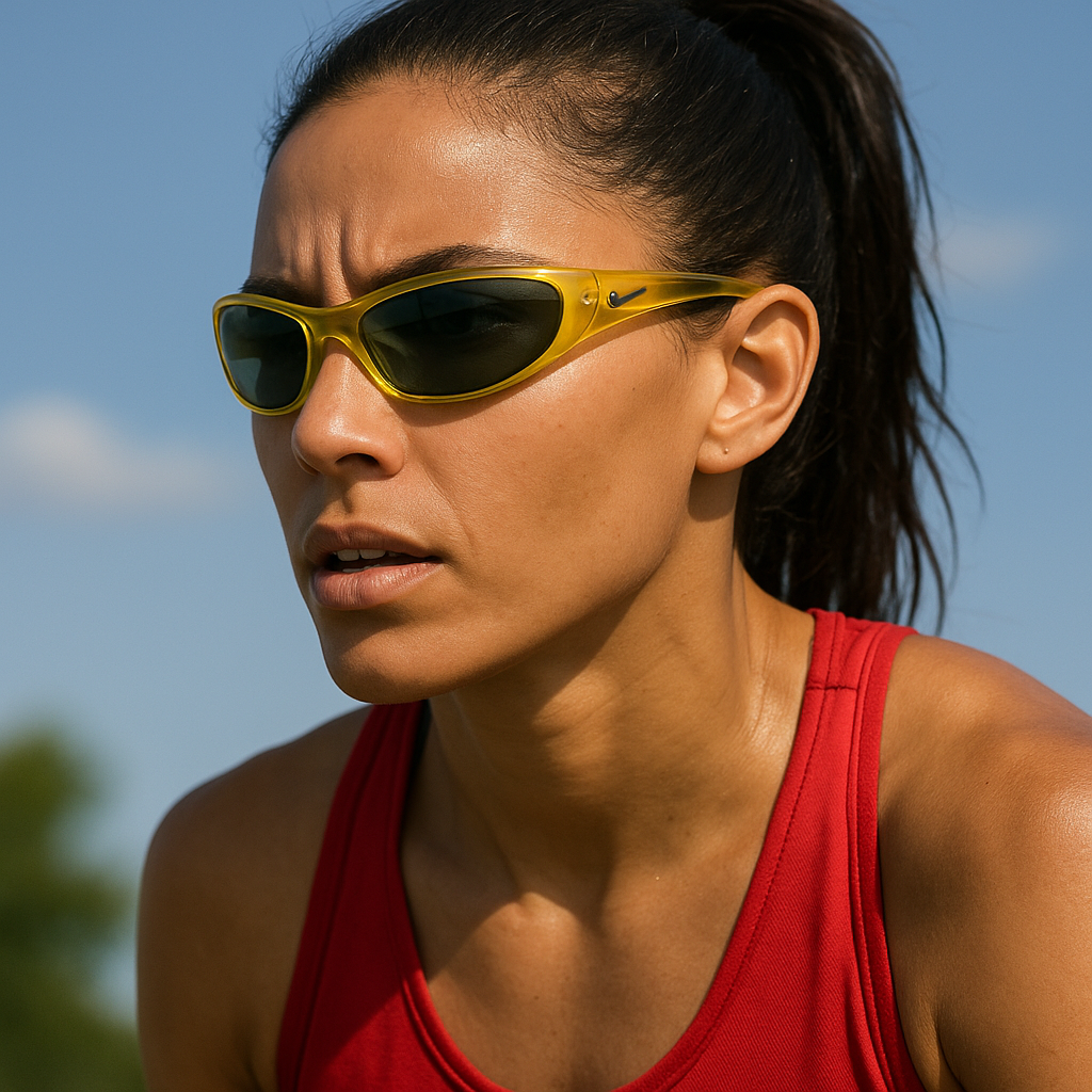 Nike Volition II Vintage Sunglasses – Rare Translucent Gold / Cornsilk (ES0009)