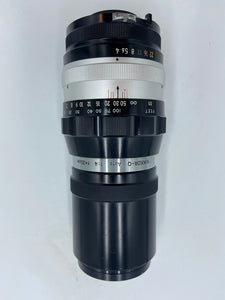 Nikkor-Q Auto 1:4 f=20cm Telephoto Camera Lens Nikon Nippon