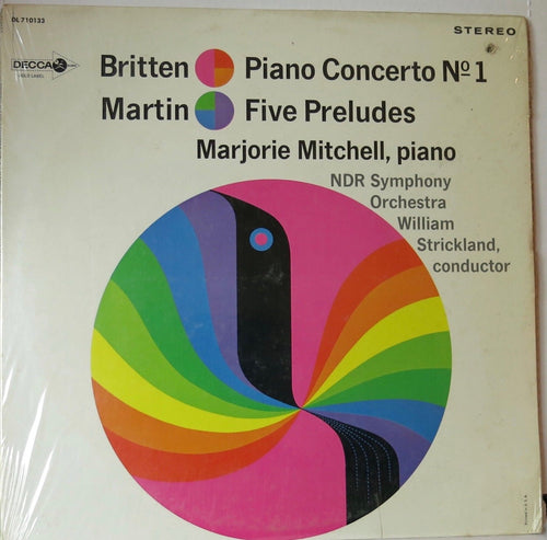 Piano Concerto № 1 / Five Preludes - Britten* / Martin*, Marjorie Mitchell - Decca