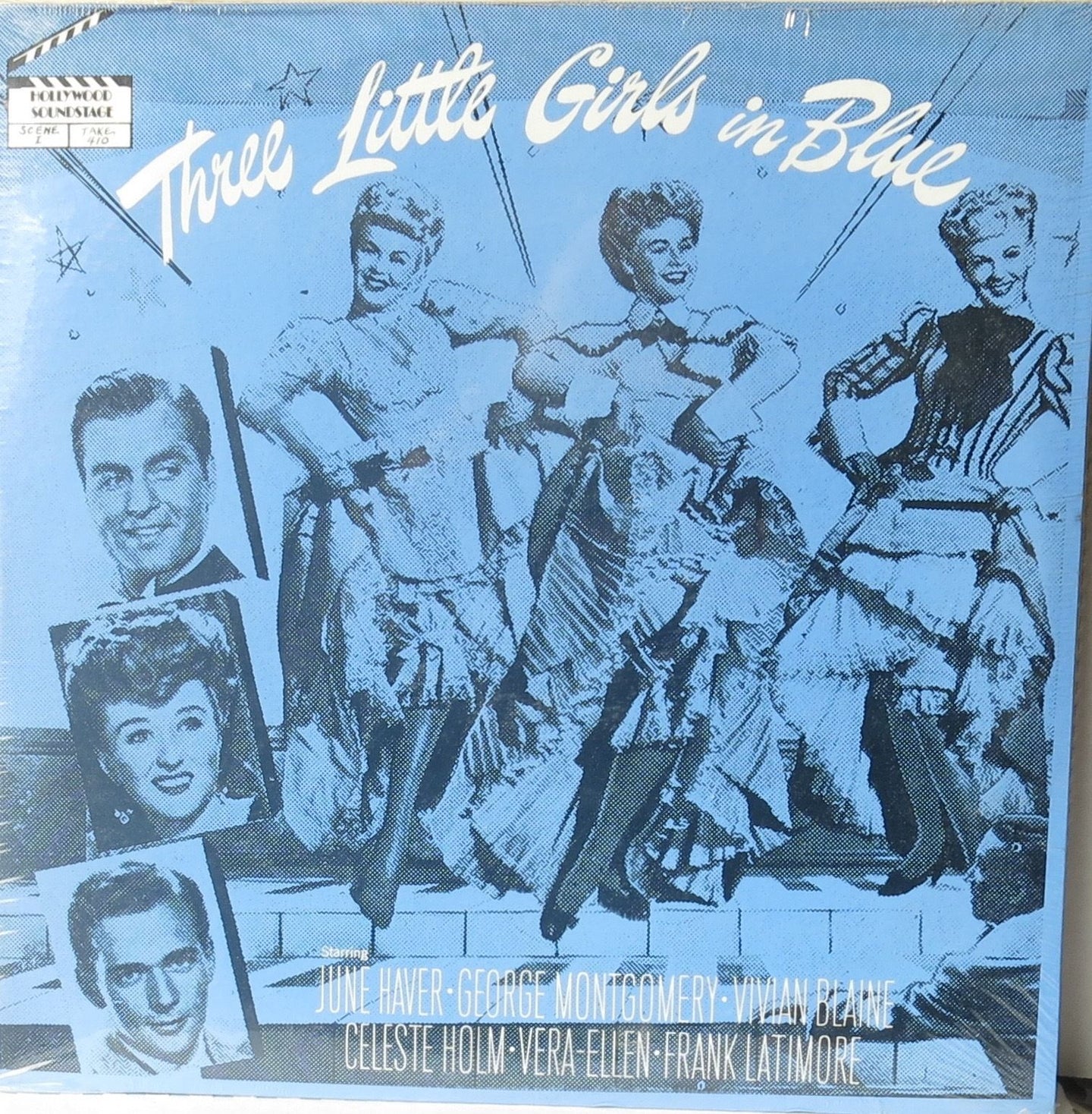 June Haver, George Montgomery ‎– Three Little Girls In Blue - Hollywood Soundstage