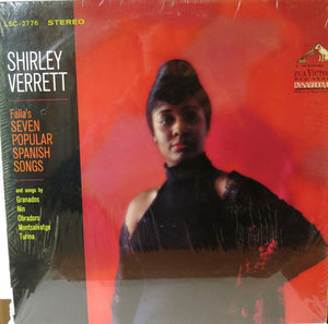 Shirley Verrett ‎– Seven Popular Spanish Songs - RCA Victor