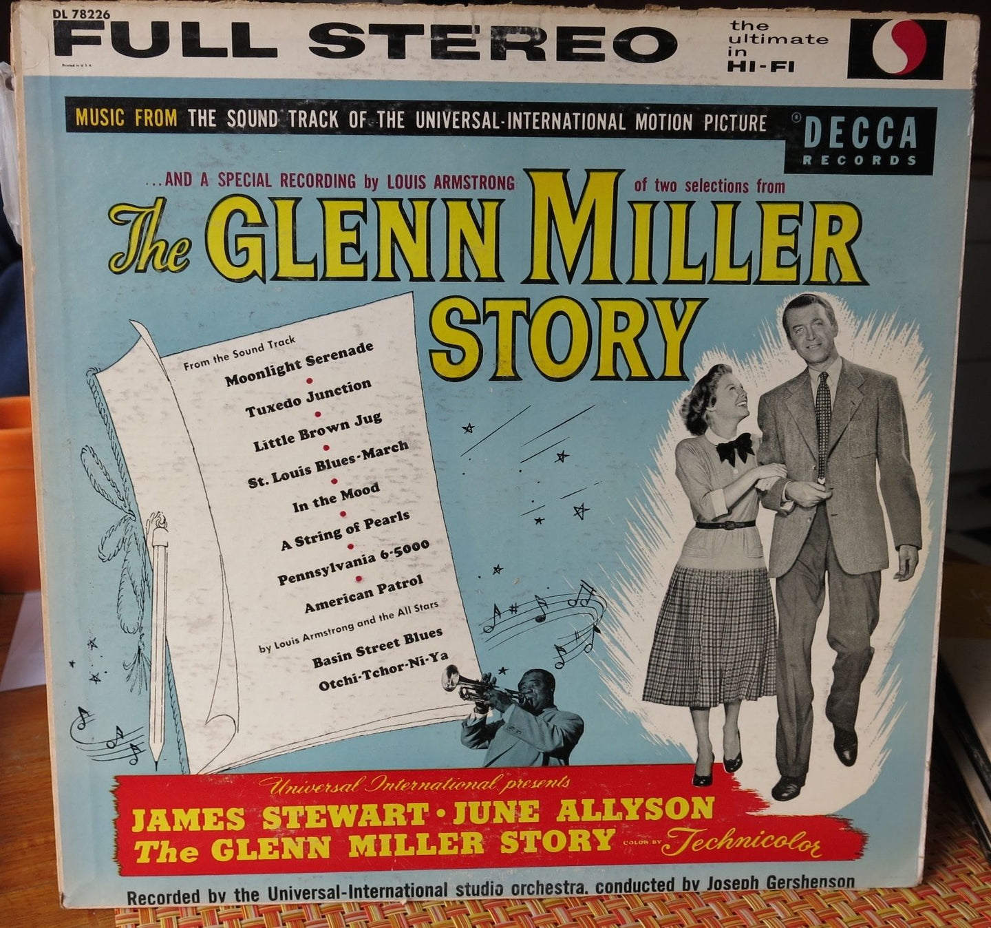 The Glenn Miller Story - Soundtrack LP 1954 - Decca