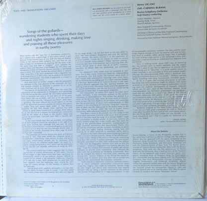 Carl Orff - Carmina Burana - RCA Red Seal