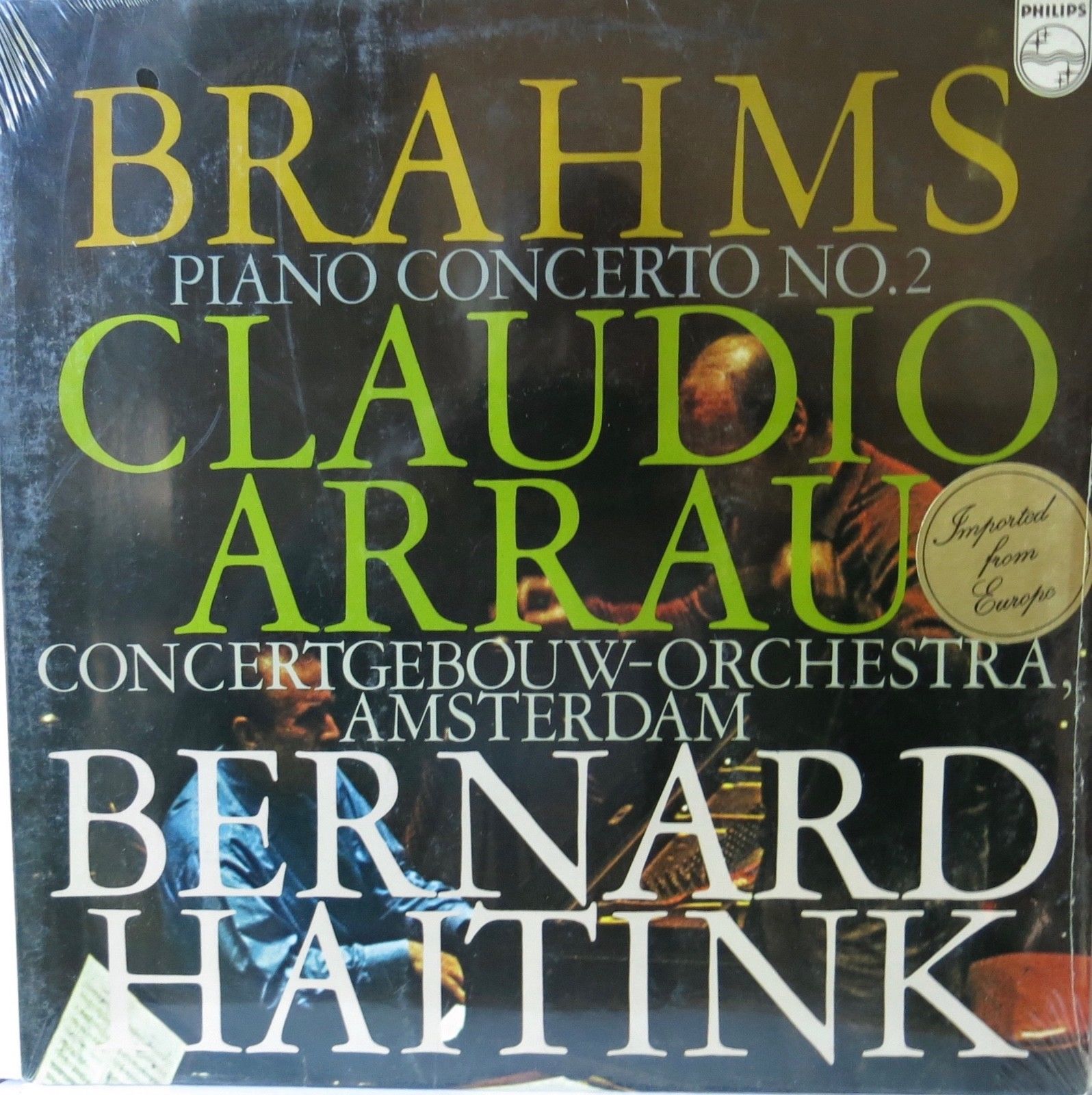 Brahms - Piano Concerto No. 2 Claudio Arrau, Concertgebouw-Orchestra, Amsterdam, Bernard Haitink