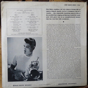 Chet Baker Sings - Vinyl LP Stereo - World Pacific Records