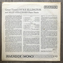 Duke Ellington / Billy Strayhorn ‎– Piano Duets: Great Times! - Riverside