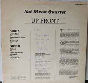 Nat Dixon Quartet – Up Front (Signed)