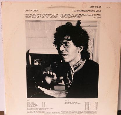 Chick Corea – Piano Improvisations Vol. 1