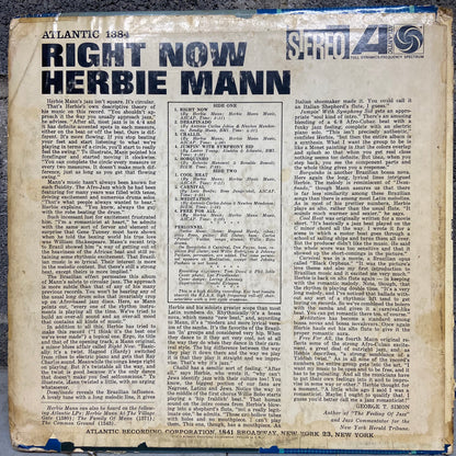 Herbie Mann – Right Now