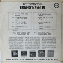 Reflections - Ernest Ranglin Island Records Rear Cover