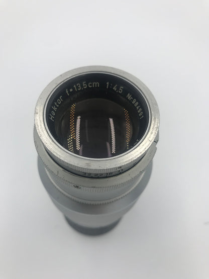 Ernst Leitz GmbH Wetzlar Hektor Hector Camera Lens f=13.5cm 1:4.5 Germany Leica - Leica