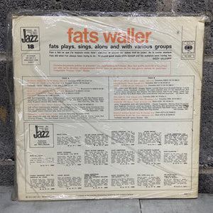 Fats Waller – Fats Plays, Sings, Alone & With Various Groups