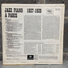 Various – Jazz Piano À Paris 1937 - 1939