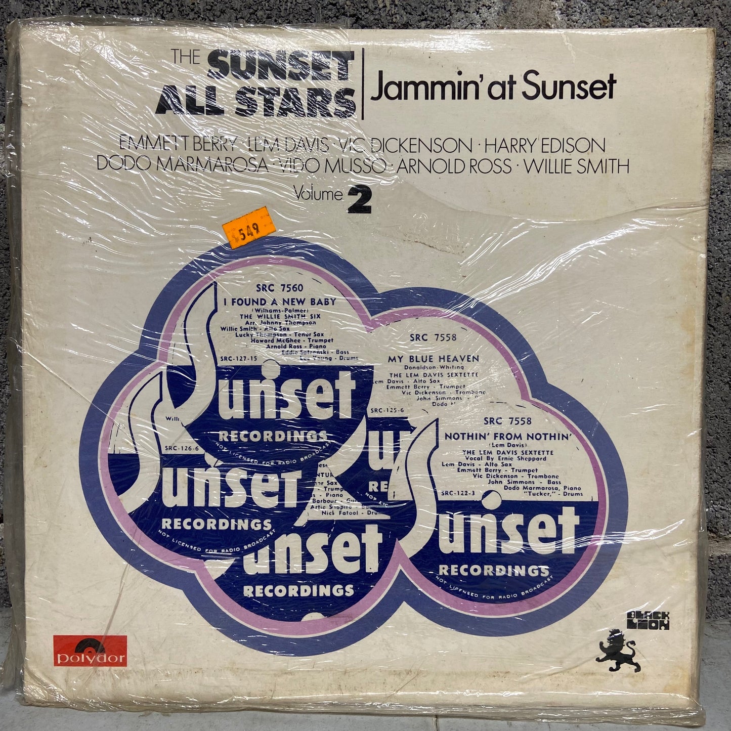 The Sunset All Stars – Jammin' At Sunset - Volume 2