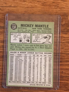1967 Topps #150 Mickey Mantle - Topps