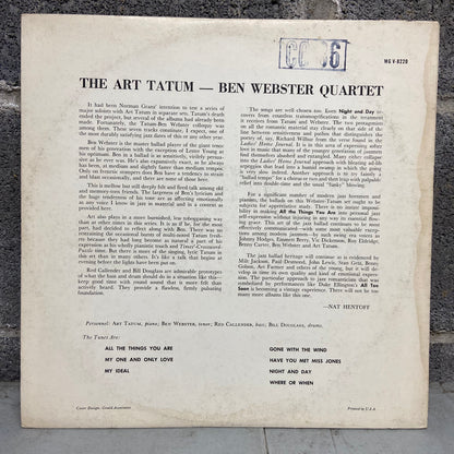 Art Tatum - Ben Webster Quartet