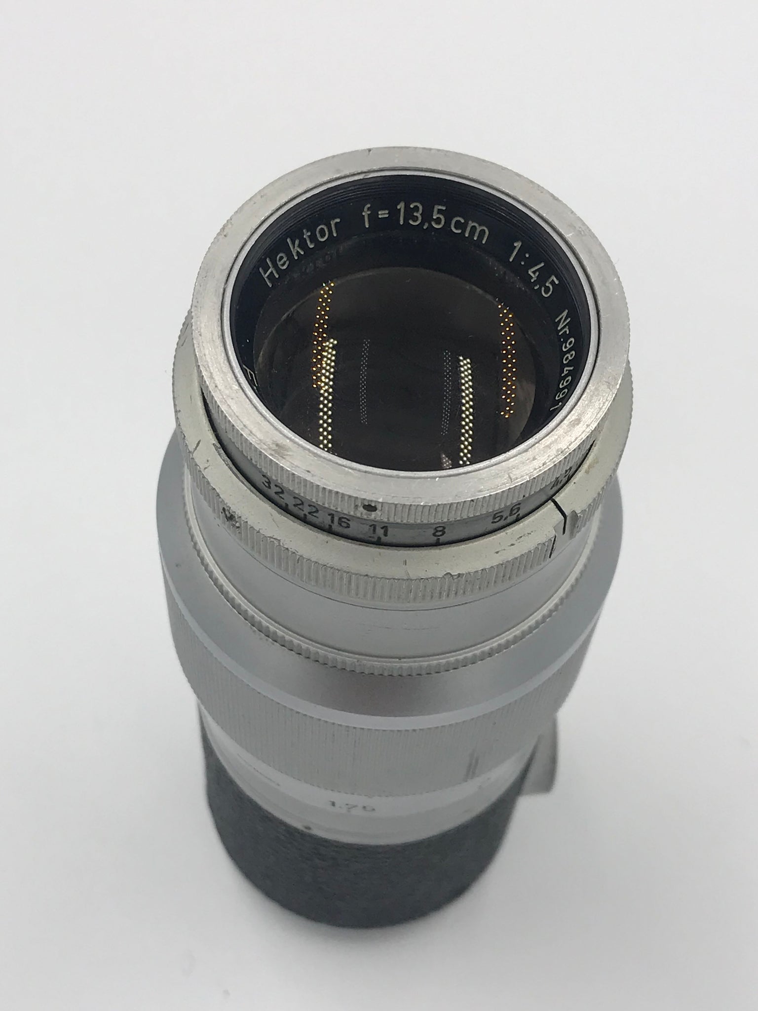 Ernst Leitz GmbH Wetzlar Hektor Hector Camera Lens f=13.5cm 1:4.5 Germ