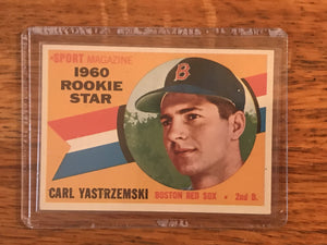 1960 Topps Carl Yastrzemski Rookie Card #148 NM - Topps