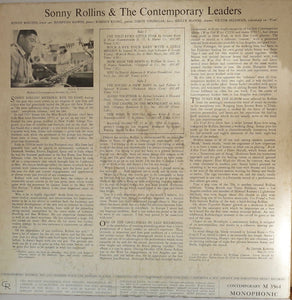 Sonny Rollins & The Contemporary Leaders - Contemporary