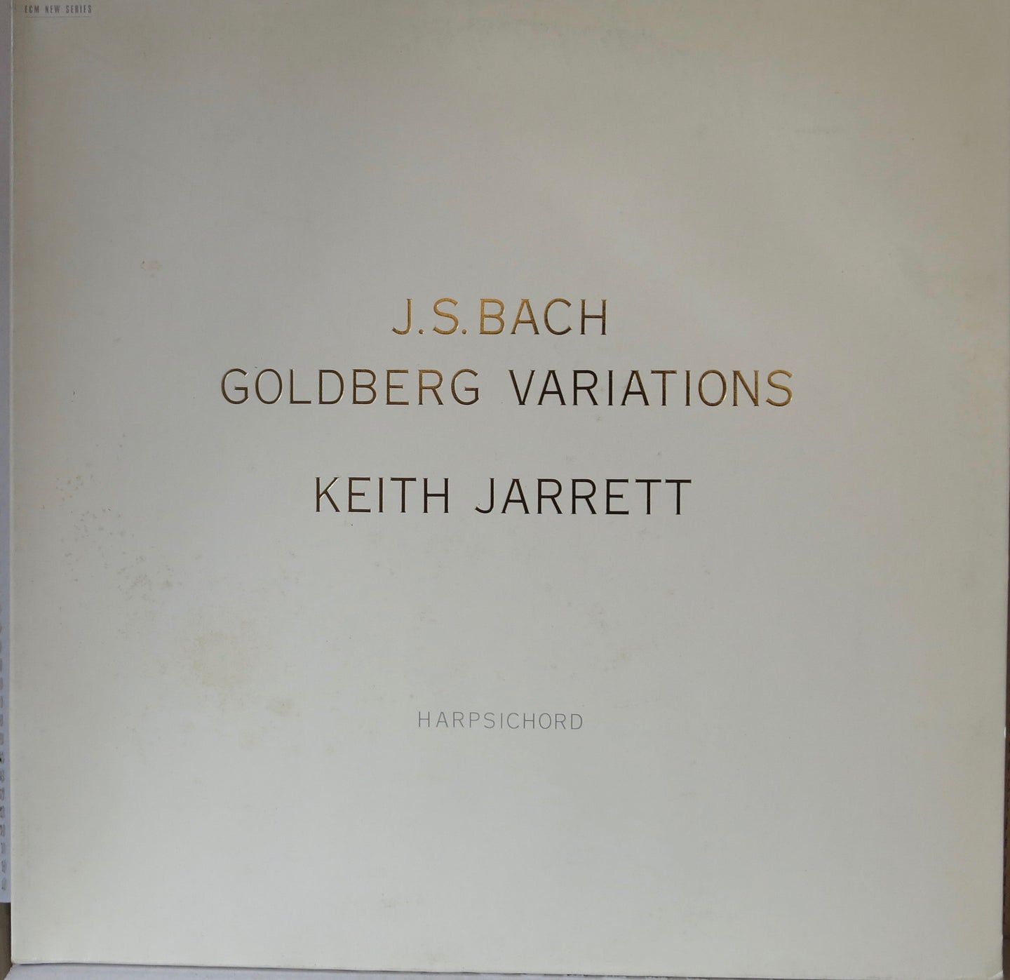 Keith Jarrett - J.S. Bach Goldberg Variations - ECM