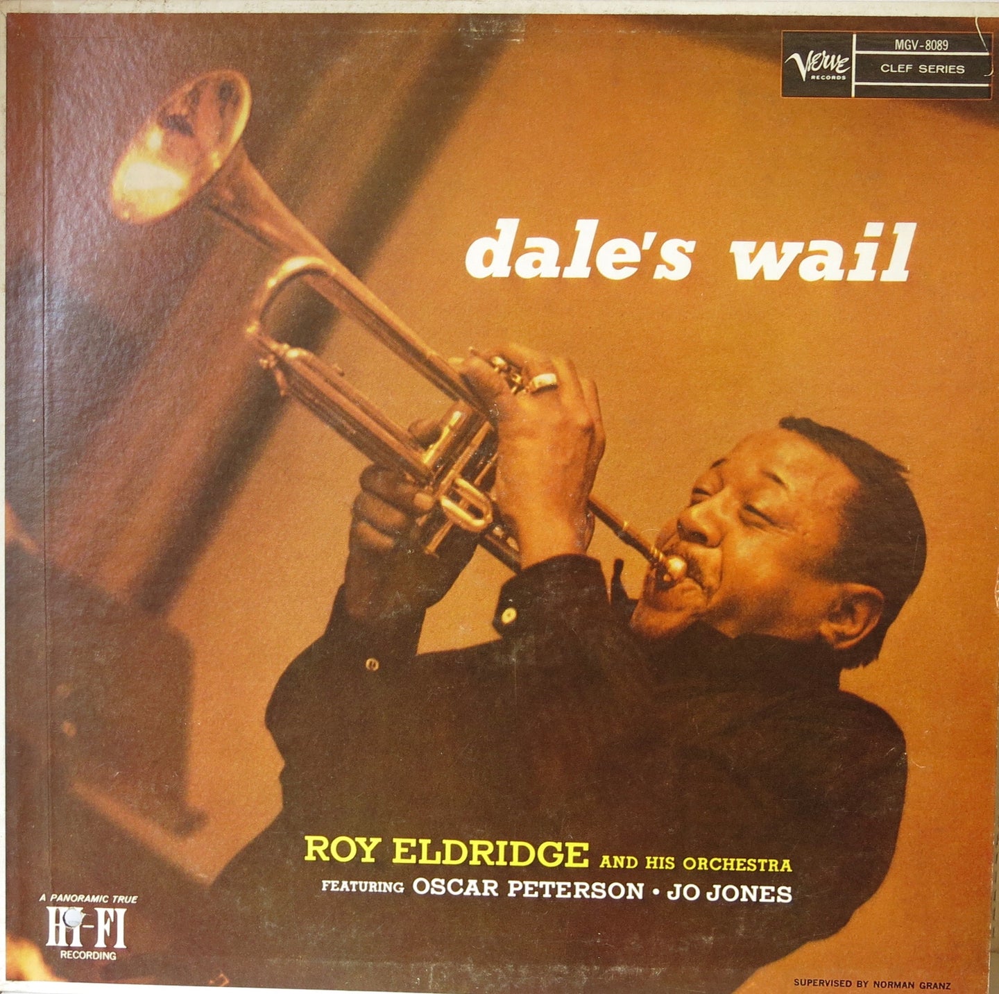 Roy Eldridge And His Orchestra Featuring Oscar Peterson & Jo Jones ‎– Dale's Wail - Verve