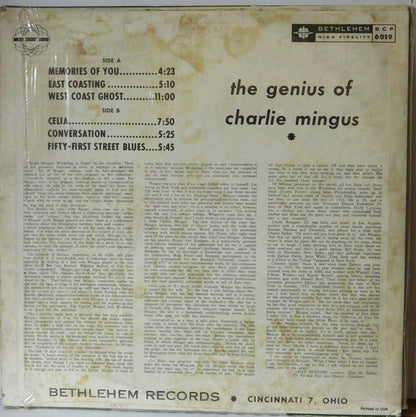 Charlie Mingus ‎– The Genius Of Charlie Mingus - Bethlehem