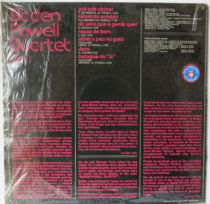Baden Powell Quartet &lrm;&ndash; Vol. 1 | Vinyl Record by EmArcy