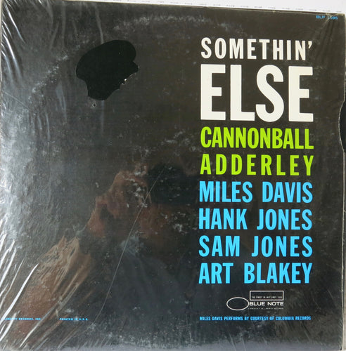 Cannonball Adderley, Miles Davis, Hank Jones, Sam Jones, Art Blakey ‎– Somethin' Else | Vinyl Record by Blue Note | Friedman & Sons