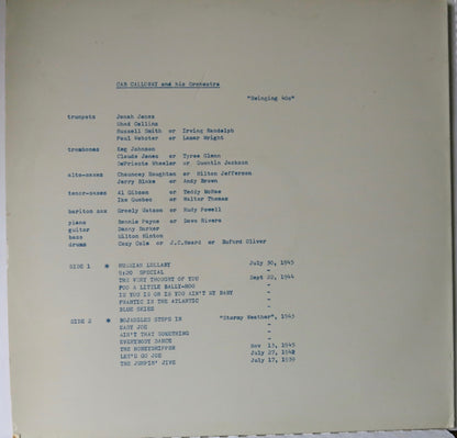 Cab Calloway And His Orchestra ‎– Swinging 40s