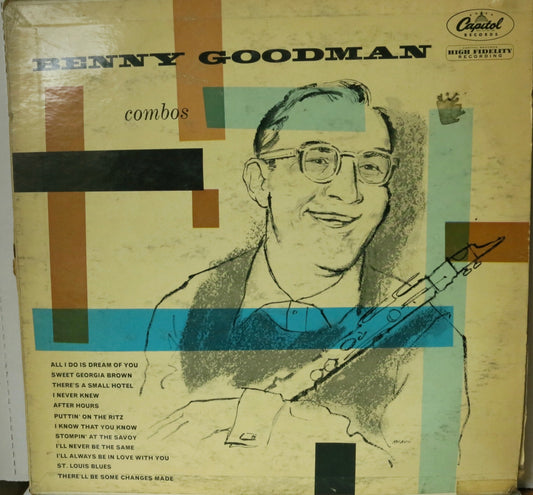 Benny Goodman &lrm;&ndash; Combos | Vinyl Record by Capital Records | Friedman &amp; Sons