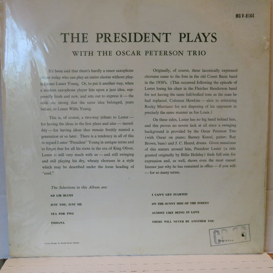 Lester Young With The Oscar Peterson Trio – The President Plays With The Oscar Peterson Trio