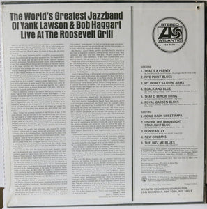 World's Greatest Jazzband Of Yank Lawson And Bob Haggart ‎– Live At The Roosevelt Grill