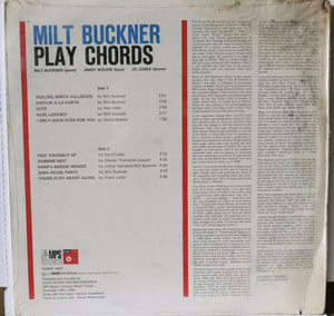 Milt Buckner Trio ‎– Play Chords