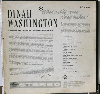 Dinah Washington ‎– What A Diff'rence A Day Makes!